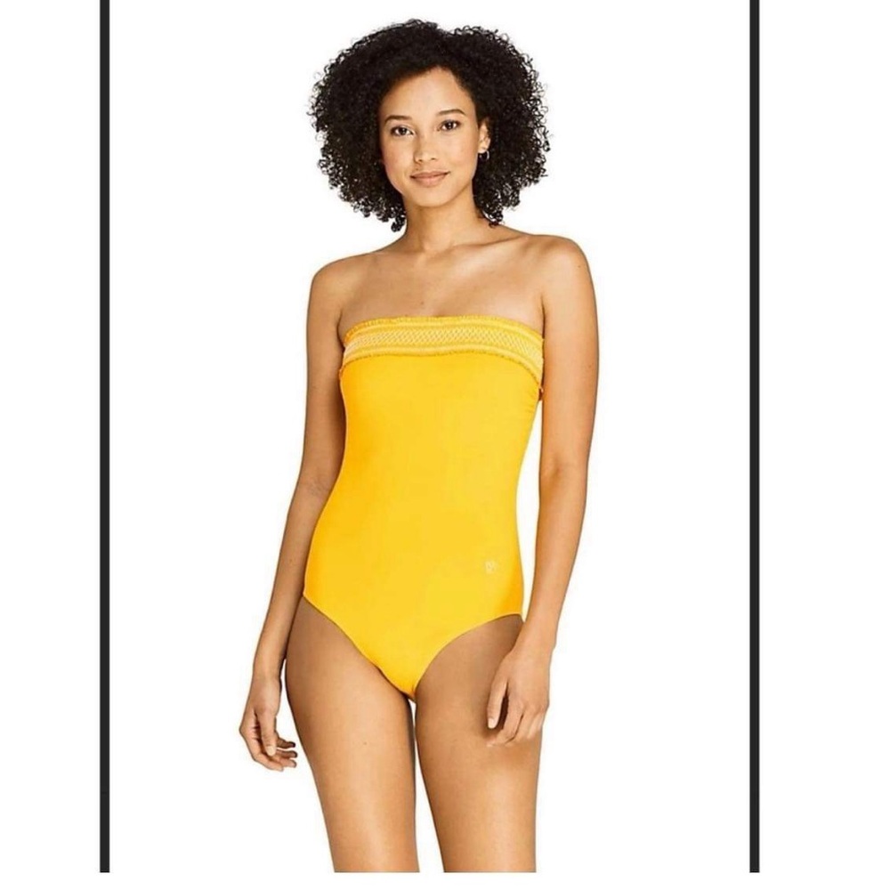 NWOT Landsend Draper James Bathing Suit - size 6. Yellow.
